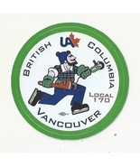 UA Local 170 PLUMBERS PIPEFITTERS STEAMFITTERS VANCOUVER JOHNNY CANUCK S... - $76.02 MXN