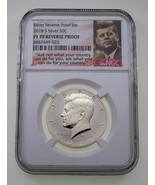 2018-S 50C Kennedy Demi Dollar Classé Par NGC PF70 Marche Arrière Épreuve - $1,585.58 MXN