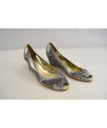 Roberto Capucci Silver Wedges Open Peep Toe Womens Size 8 Made In Italy ... - £23.25 GBP