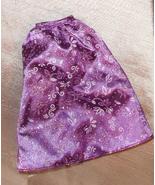 Barbie doll vintage glittery purple skirt tea length semi formal piece p... - £7.85 GBP