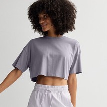 Women&#39;s FLX Boxy Raw Edge Restore T-Shirt, Size: Medium - $14.99
