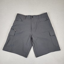 Orvis Shorts Adult 34 Performance Flat Front Cargo Grey Fishing Fly Fish... - $12.67