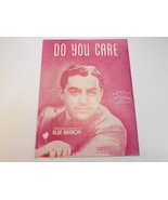 VINTAGE SHEET MUSIC SCORE DO YOU CARE 1941 BY BLUE BARRON - $12.17 CAD