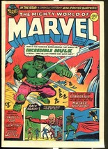 Mighty World Of Marvel #28 1973-DAREDEVIL-HULK-FANTASTIC FOUR-KIRBY-UK Comic Fn - £40.05 GBP