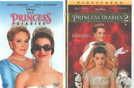 Disney Princess Set: Enchanted-Diaries 1 &amp; 2- Anne Hathaway+Amy Adams-NEW 3 Dvd - £38.91 GBP
