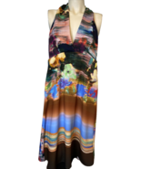 Clover Canyon Mulit-Color Floral Halter Top Dress, Women&#39;s Size XS, NWT - $887.77 MXN