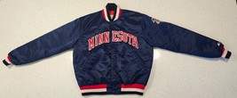 Minnesota Twins Jacket Men M Starter Diamond Collection 90s Satin MLB Baseball - $145.12