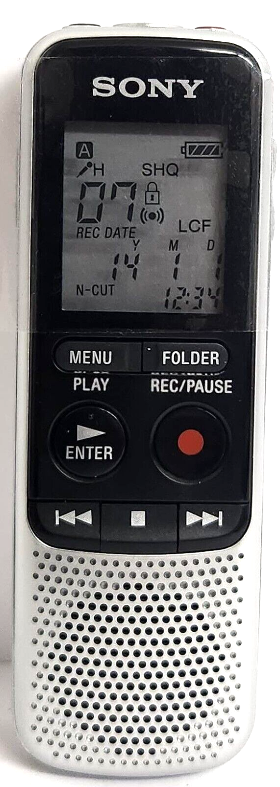 sony voice recorder speech to text