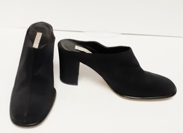 Enzo Angiolini Fabric Shoes Slides Pumps Chunky Heels Boots Black Womens Size 10 - £23.68 GBP