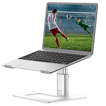 Laptop Stand, Ergonomic Aluminum Height Adjustable Computer Stand Laptop Riser H - £35.46 GBP
