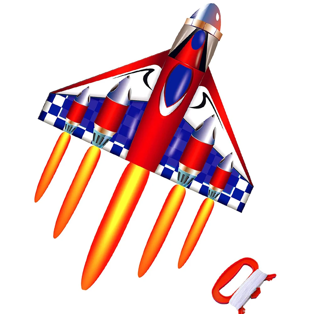 Door fun sports plane kite with handle and line good flying factory outlet for kids and thumb200