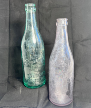 2 Pre Pro Glass Bottles Fred Bauernschmidt American Beer Brewery Baltimo... - $29.95