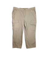 Duluth Trading Men&#39;s 46x30 Fire Hose Relaxed Fit Cargo Work Pants Khaki ... - $37.05 CAD