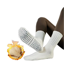2 Pair Non Slip Yoga Socks Mid Calf Pilates Socks Women Warm Socks For Fitness - £12.78 GBP