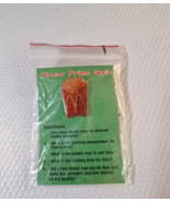 Vintage McDonalds French Fry Employee Flare Hat Pin Red Box Crew Fries Quiz - €6,87 EUR