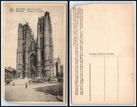 BELGIUM Postcard - Brussels, Church of St Gudule J21 - £2.31 GBP