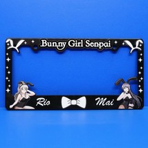 Rascal Does Not Dream of Bunny Girl Senpai Custom License Plate Frame Ca... - £39.27 GBP