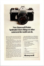 Vintage 1971 Honeywell Pentex Spotmatic II Camera Print Ad Advertisement  - £4.38 GBP