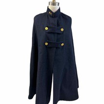 Vintage Navy Blue Red Wool Nurse Cape Hospital Clothing Philadelphia - £211.59 GBP