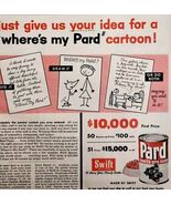 1956 Pard Swift&#39;s Dog Food Advertisement Vintage Canned Pet Supply DWPP24 - $35.02 CAD