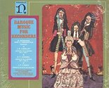 Baroque Music for Recorders [Vinyl] Concentus Musicus Of Denmark Under T... - $12.69