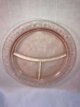 Pink Dogwood 10.5 Inch Grill Plate Depression Glass Mint - £15.68 GBP