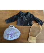 American Girl Isabelle Doll Meet Access Black jacket purse dance bag sch... - £19.68 GBP