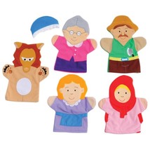Constructive Playthings SVL-461 Little Red Riding Hood Storytelling Hand Puppets - £33.21 GBP