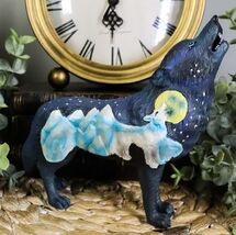 Starry Nights Native Tribal Howling Wolf Totem Spirit Figurine Collectio... - $476.76 MXN