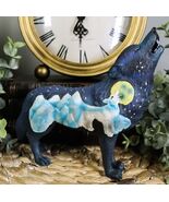 Starry Nights Native Tribal Howling Wolf Totem Spirit Figurine Collectio... - $474.37 MXN