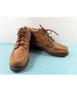Polo Ralph Lauren Women Shoes Brown 6 B Leather Hiking Trail Combat Boots - $54.02 CAD