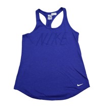The Nike Tee Tank Top Womens S Navy Blue Athletic Workout Running Racerback - $18.69