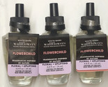 BATH AND BODY WORKS X 3 FLOWERCHILD Wallflower Refill Bulbs Flower child - $22.37