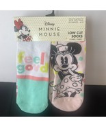 Disney Women&#39;s 10 Pack Low Cut Minnie Mouse Socks TS8 Multicolor Size 4-... - $9.49