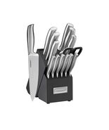 Cuisinart C77SS-15PG 15pc German Stainless Steel Hollow Handle Cutlery B... - $1,843.79 MXN