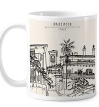 ITALY Rome Sketch City Landscape Mug Pottery Ceramic Coffee Porcelain Cup Talewa - £9.97 GBP
