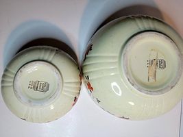 2 Hall Superior Quality Kitchenware Bowls with Red Poppy pattern image 3