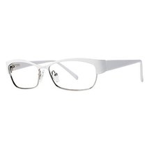 Commit Women&#39;s Eyeglasses - Genevieve Boutique Collection Frames - White 53-15-1 - £95.10 GBP