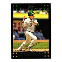 2007 Topps Baseball Card Collector Dan Johnson 455 Oakland Athletics - £2.35 GBP