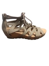 Earth Spirit Taupe Lace Up Sandals Size 8 ($) - £54.51 GBP