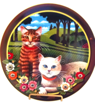 Cats Collector Plate Uncle Tad&#39;s Peaches &amp; Cream Anna Perenna Thaddeus K... - $19.64