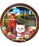 Cats Collector Plate Uncle Tad&#39;s Peaches &amp; Cream Anna Perenna Thaddeus K... - £15.44 GBP