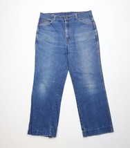 Vintage 90s Streetwear Mens 34x29 Distressed Flared Wide Leg Denim Jeans... - $44.50