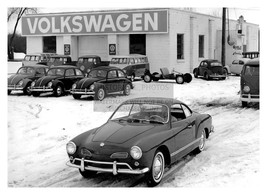 Volkswagon KHARMANN-GHIA At Dealership Snowy Winter 5X7 Photo - $11.32