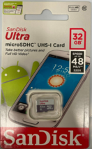 San Disk - SDSQUNB-032G-GN3MN - Ultra 32 Gb Class 10/UHS-I Micro Sdhc Card - £31.86 GBP