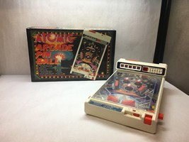 Vintage Atomic Arcade Pinball Game Tomy Brand 1979 Original Box White Orange - £55.52 GBP