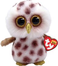 New Ty Beanie Baby Boo Whoolie a Spotted Owl 6 inch NWT Official - $8.81