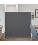 1 Panel Room Divider 6 FT Tall Weave Material Double Hinged Privacy Bedroom - $44.54
