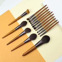 OVW - Original Cosmetic Makeup Tools Brush Set Horse Goat Hair 15 pcs Tapered Bl - £67.55 GBP