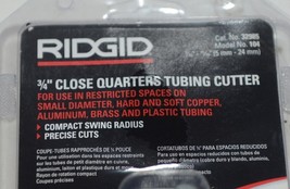 Ridgid 32985 3/4 Inch Close Quarters Tubing Cutter Precise Cuts image 2